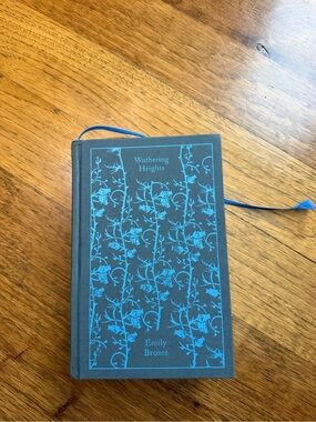 Wuthering Heights Decorative Hardcover - Blue Floral Design